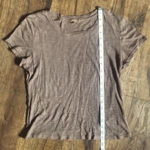 It is well LA Baby Tee in a soft, warm brown. Women’s Medium.